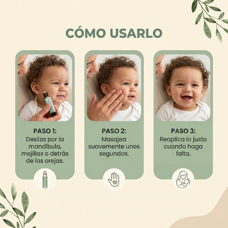 Cómo usar DentiCalm en 3 pasos